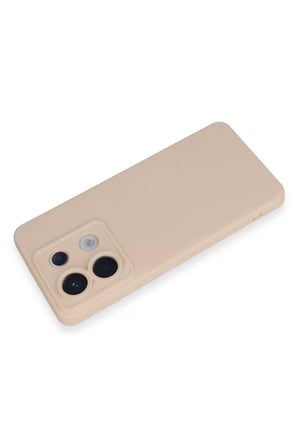 Bezos Redmi Note 13 Pro 5G Uyumlu Kılıf Nano içi Kadife Silikon - Pudra NIDA