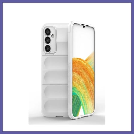 Bezos Samsung Galaxy A25 5G Uyumlu Kılıf Optimum Silikon - Krem NIDA