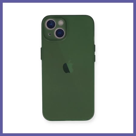 Bezos iPhone 14 Plus Uyumlu Kılıf PP Ultra İnce Kapak - Yeşil NIDA