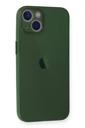 Bezos iPhone 14 Plus Uyumlu Kılıf PP Ultra İnce Kapak - Yeşil NIDA