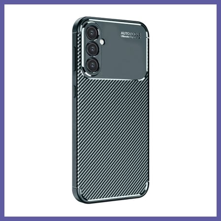 Bezos Samsung Galaxy A16 5G Uyumlu Kilif Auto Focus Karbon Kapak Koyu Yesil Nida