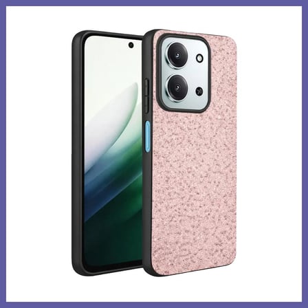 Bezos Onegif Redmi 15C 4G Uyumlu Bright Simli Kapak - Pembe NIDA