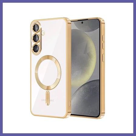 Bezos Samsung Galaxy A57 5G Uyumlu Kross Magneticsafe Kapak Gold Nida
