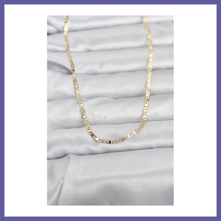 Bezos CM 14K Gold Renk Zincir Model 60 cm Kadın Kolye NIDA