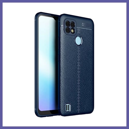 Bezos Realme C21 Uyumlu Kılıf Auto Focus Kapak - Lacivert NIDA
