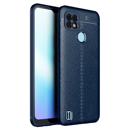 Bezos Realme C21 Uyumlu Kılıf Auto Focus Kapak - Lacivert NIDA