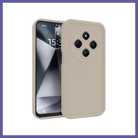 Bezos Redmi 14C Uyumlu Kılıf Viera Silikon - Krem NIDA