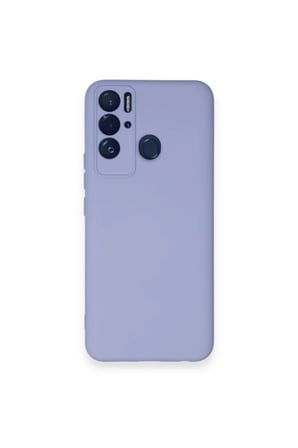 Bezos Tecno Pova Neo Kılıf Nano içi Kadife Silikon - Lila NIDA
