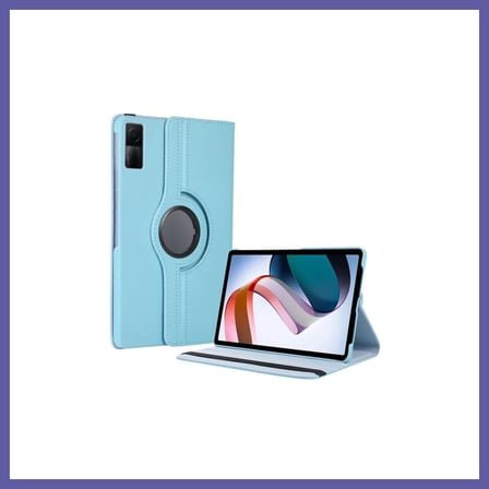 Bezos Redmi Pad SE 4G Uyumlu Kılıf 360 Tablet Deri Kılıf - Turkuaz NIDA