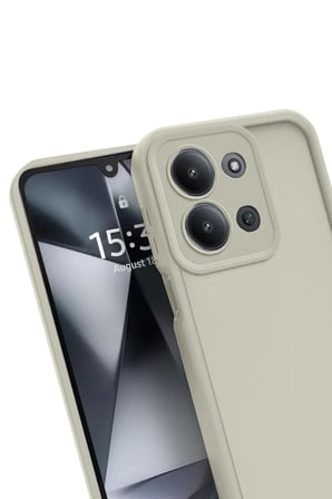 Bezos Redmi 15C 4G Uyumlu Viera Silikon - Krem NIDA