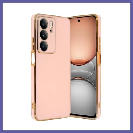Bezos Realme C75 4G Uyumlu Kılıf Volet Silikon - Pembe NIDA