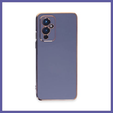 Bezos One Plus 9 Kılıf Volet Silikon - Mavi NIDA