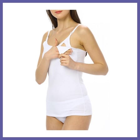 Bezos Emzirme Atleti 1268 White · Beden: L · Renk: White NIDA