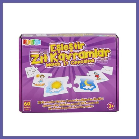 Bezos EDU-1012 Eşleştir Zıt Kavramlar -Chiva NIDA