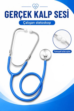 Ahşap Doktor Seti ve Dişçi Seti Çantalı Stetoskoplu Montessori Rol Yapma Oyunu Eğitici Oyuncak
