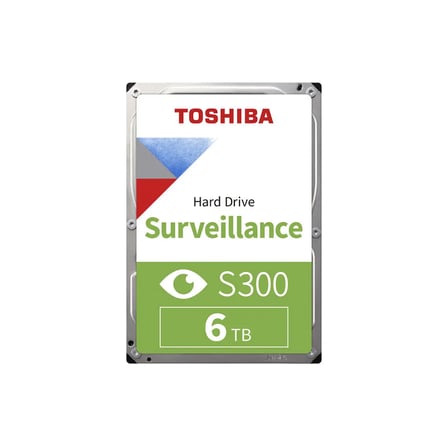 TOSHIBA S300, HDWT860UZSVA, 3.5&amp;quot;, 6TB, 256Mb 5400 Rpm, 7/24 Güvenlik HDD (Türkiye Distribüt