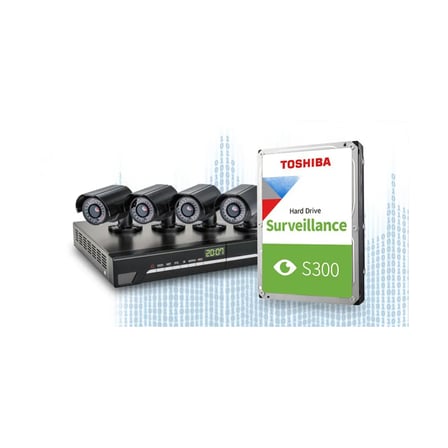 TOSHIBA S300, HDWT860UZSVA, 3.5&amp;quot;, 6TB, 256Mb 5400 Rpm, 7/24 Güvenlik HDD (Türkiye Distribüt