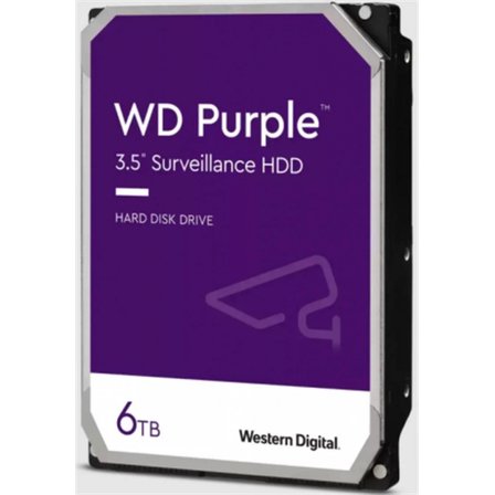 WD PURPLE, WD64PURZ, 3.5&amp;quot;, 6TB, 256Mb, 5400 Rpm, 7/24 Güvenlik, HDD (Türkiye Distribütörü G