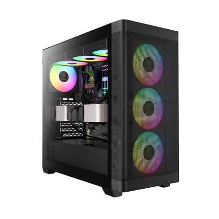 GAMDIAS ATHENA M3, 1600W, Tempered Glass, Type-C, Mesh Ön Panel, ARGB, ATX, Professional GAMING KASA