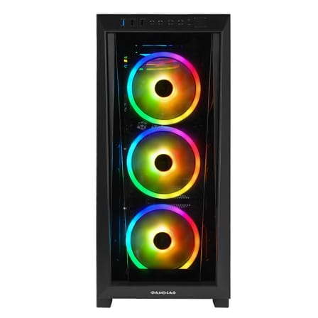 GAMDIAS TALOS M1 Elite, 1600W, Tempered Glass, ARGB, ATX, Professional GAMING KASA