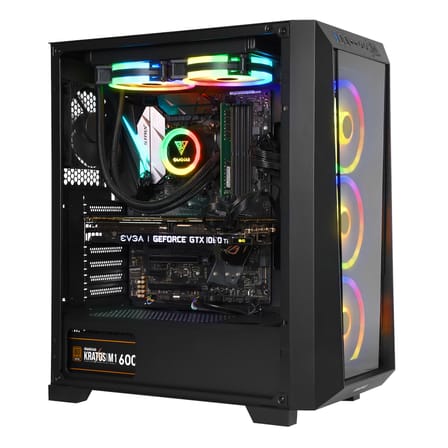 GAMDIAS TALOS M1 Elite, 850W, 80+ Bronze, Tempered Glass, ARGB, ATX GAMING KASA