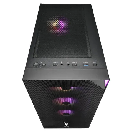 VENTO VG3400S Mid Tower, 650W 80+ Siyah, Temperli Cam, RGB, ATX GAMING KASA