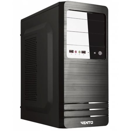 VENTO VS114F Mid Tower, 400W Siyah, Kurumsal KASA