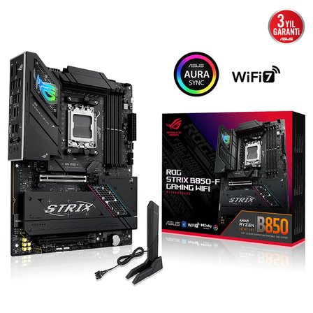 ASUS ROG STRIX B850-F GAMING WIFI7 NEO, 4xDDR5, 4x M2, HDMI, DP, 2xType-C, Wi-Fi 7, Bluetooth v5.4, 