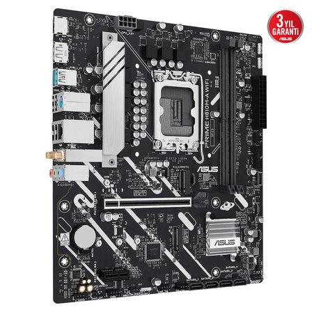 ASUS PRIME H810M-A WIFI, 2xDDR5, 2x M.2, HDMI, DP, Wi-Fi 6, Bluetooth 5.3, Intel Core Ultra CPU(Seri