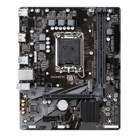 GIGABYTE H610M K DDR4, 2xDDR4, M.2, HDMI, 12-13.14.Nesil, LGA1700 Soket, Anakart