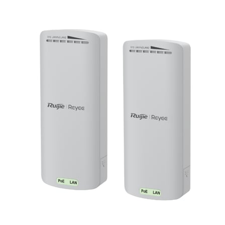 RUIJIE Reyee RG-EST100-E, 2Port, 300Mbps, 2.4Ghz, Pasif PoE, Dış Ortam, Noktadan Noktaya PTP, Acces 