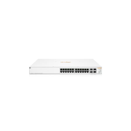 HP Aruba Instant On, JL683B, 1930-24G, 24Port, GigaBit, PoE 195W, 4 Port Gigabit SFP, Yönetilebilir,