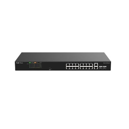 RUIJIE REYEE RG-ES118FGS-LP  18 Port, 16 Port  Megabit PoE, 120W, 2 Port Gigabit  COMBO,  Switch  Me