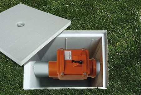 PVC Pissu Atıksu Çekvalfi 125 mm Kilitli