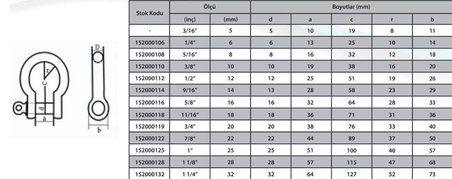Ennalbur M10 Omega Zincir Kilidi 3/8 ( 2 Adet )