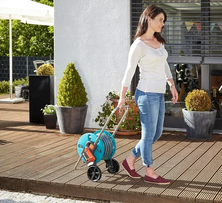 Gardena 18502-20 Hortum Arabası CleverRoll S Set
