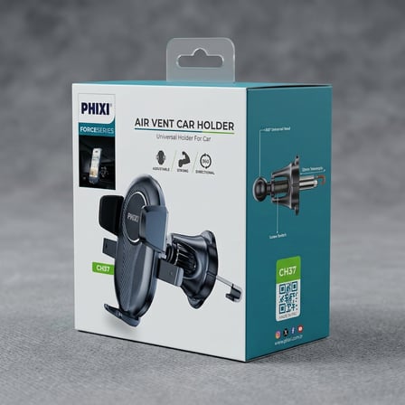 PHIXI Force CH37 Arac Ici Havalandirma Telefon Tutucu (360 Donebilir)