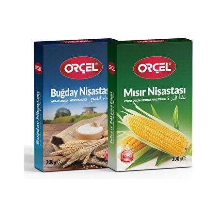 Orçel Buğday + Mısır Nişastası 200gr. Set