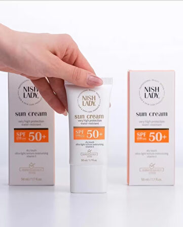 NISHLADY SPF 50 SUYA DAYANIKLI GÜNEŞ KREMİ