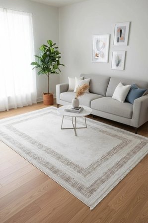Enti Nita 1203 Bej Hav Toz Vermez Kolay Temizlenen Salon Halısı Yolluk Koridor Halısı