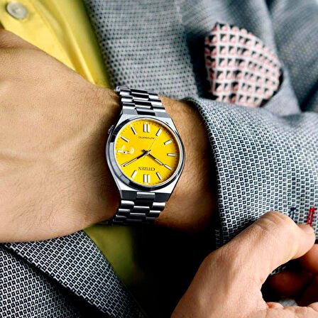 Citizen Tsuyosa NJ0150-81Z Erkek Saat – Sarı Kadran, Otomatik Mekanizma, Safir Cam