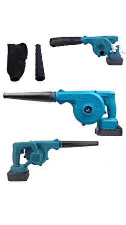 598Vf 7 Kademeli Hız Ayarlı Tek Bataryalı Şarjlı Hava Üfleyici Ve Toz Toplayıcı Güç Çekme Makinesi