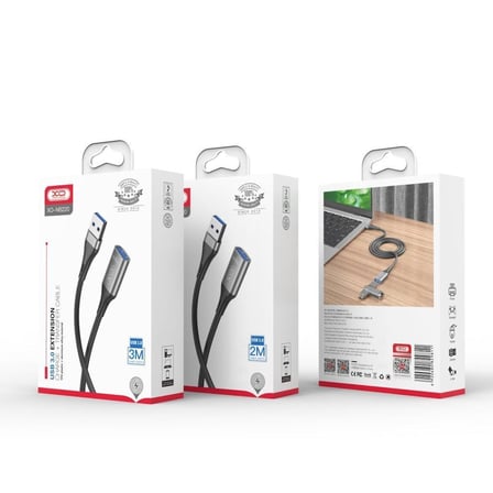 Delux Serisi Gerekli Bilgisayar Pratik NB220 USB 3.0 Uzatma Printer Kablosu 3 Metre