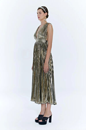 Villa Cora Midi Elbise