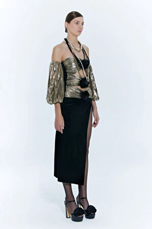 Serbelloni Midi Elbise