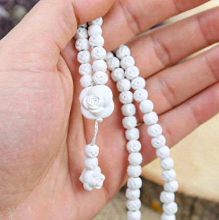 Gül Kokulu Gül Işlemeli Tesbih ( 5 ADET )