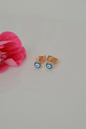 5 mm Nazar Küpe Nazar Boncuk Küpe