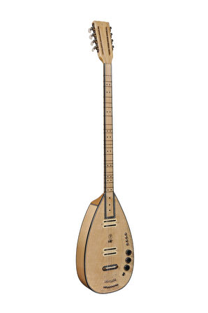 Saz NK25-MP8G Flat Elektro Saz Kelebek Gitar Burgulu 8 Telli