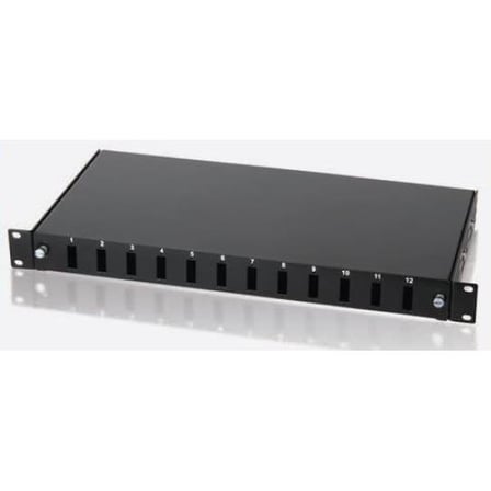 URANIUM PPR12PSCDX 12 PORT F/O SC DX RAL9005 PATCH PANEL(10F-SB1U12PSCDX-REA)