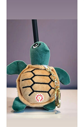 Sevimli Caretta Kaplumbağa Peluş Oyuncak Desenli Anahtarlık Hediyelik Uyku Arkadaşı 11 CM